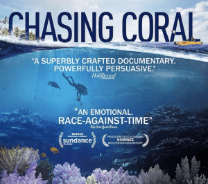 Ad for Chasing Coral, a superbly crafted documentary. Powerfully persuasive. An emotional race against time
